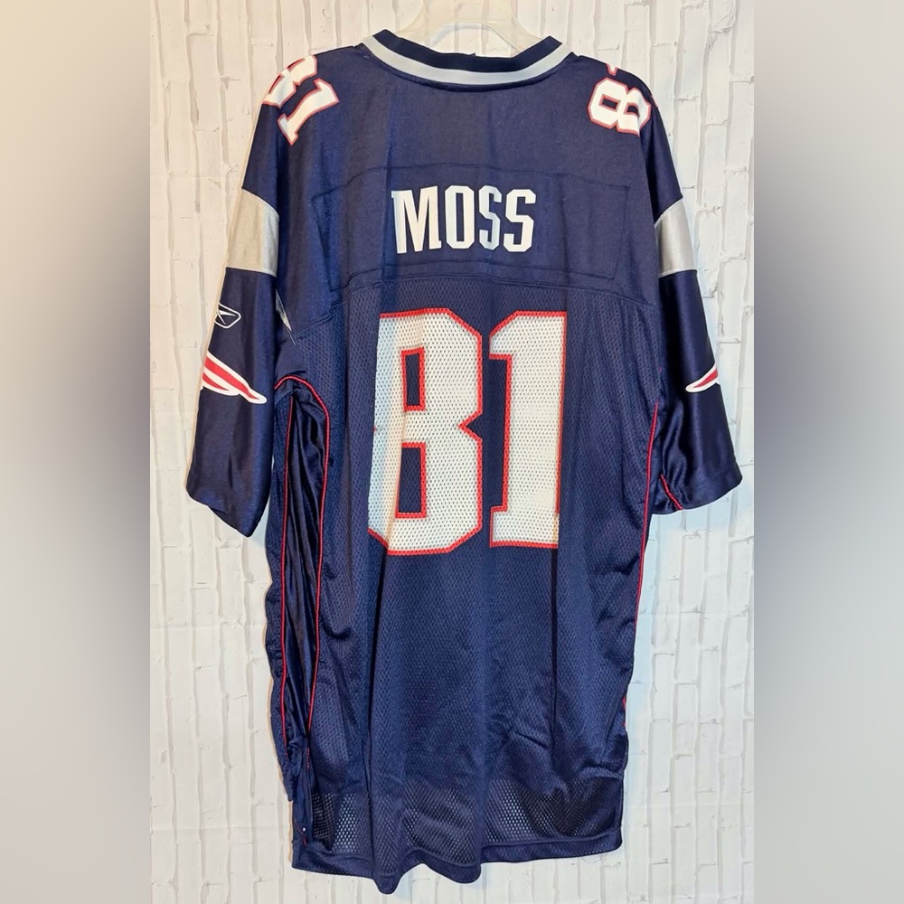 Randy Moss #81 New England Patriots Reebok NFL legacy jersey